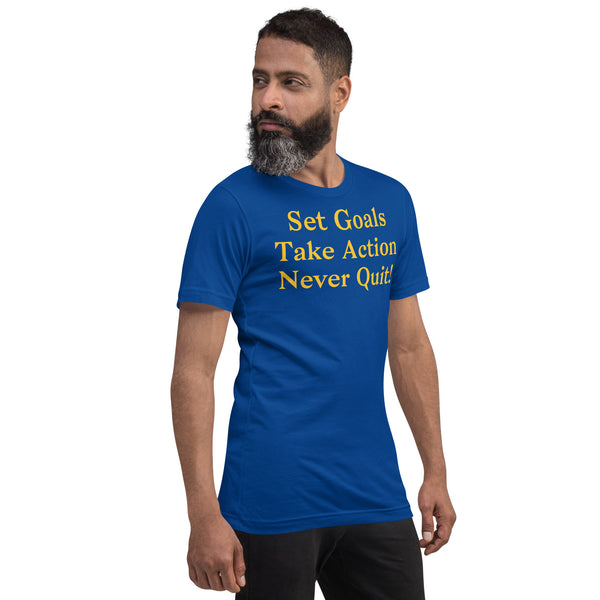 Goals Unisex t-shirt
